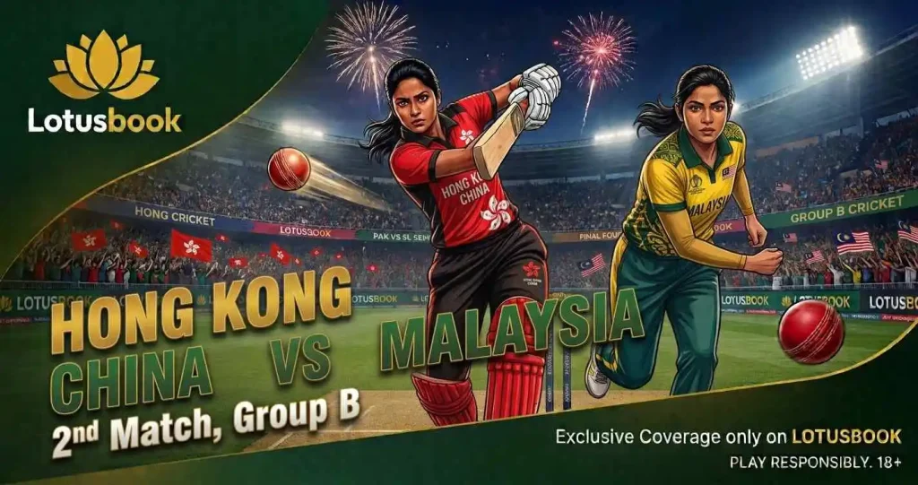 Hong Kong China vs Malaysia, 2nd Match, Group B - Lotusbook