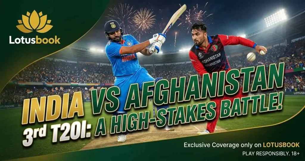 India vs Afghanistan, 3rd T20I - Lotusbook