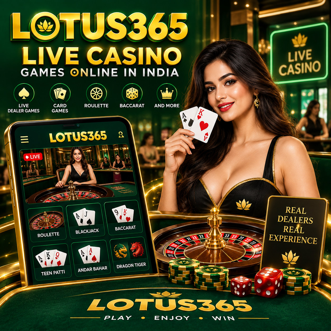 Lotus365 Live Casino Games